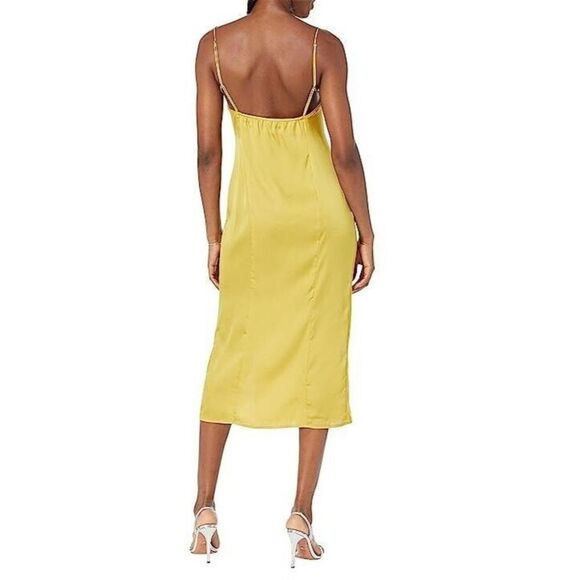 Intimately Free People OB1584646 Women's Sz XS Yellow City Cool Slip Dress - Picture 9 of 9